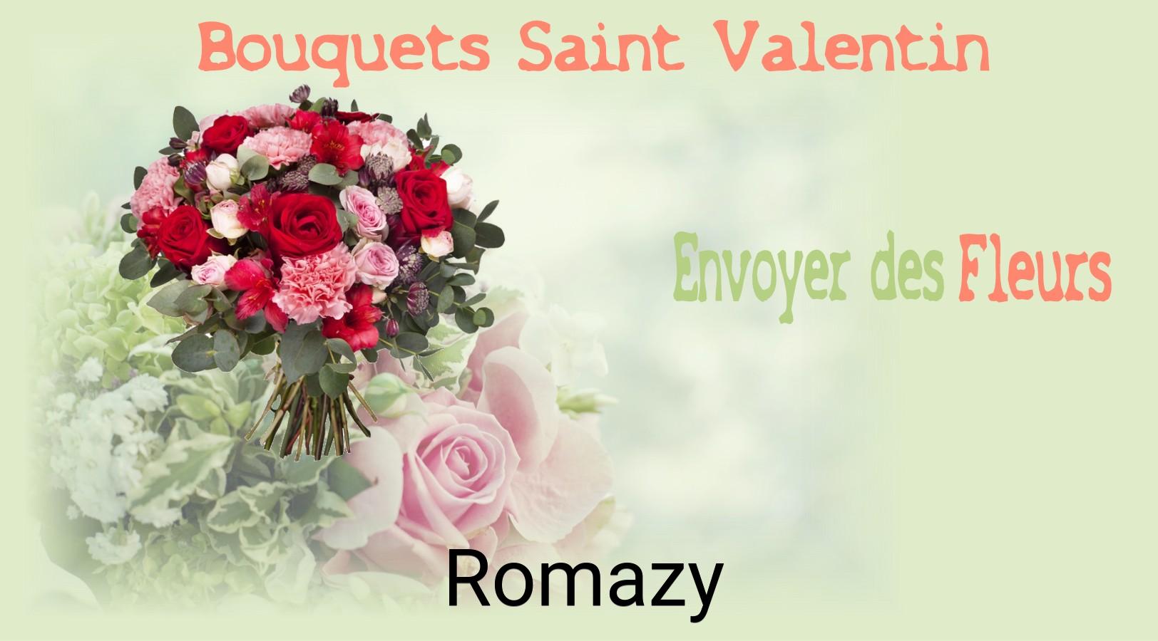 Roses de Saint-Valentin livrées à Romazy